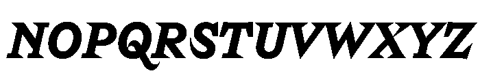 Riegraf BlackItalic Font UPPERCASE