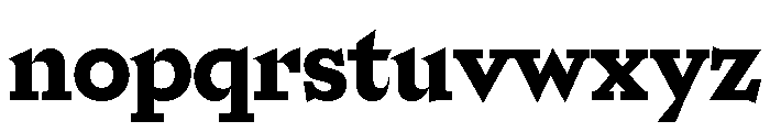 Riegraf Black Font LOWERCASE