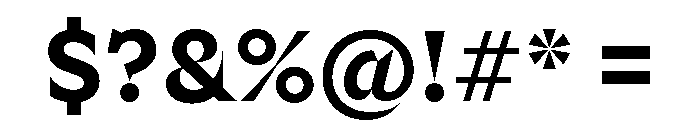 Riegraf Bold Font OTHER CHARS
