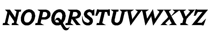 Riegraf BoldItalic Font UPPERCASE