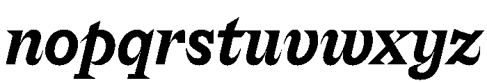 Riegraf BoldItalic Font LOWERCASE