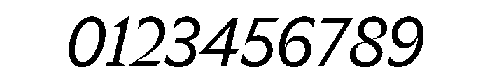 Riegraf Italic Font OTHER CHARS