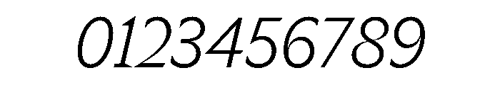 Riegraf LightItalic Font OTHER CHARS