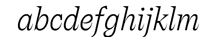 Riegraf LightItalic FONT