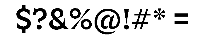 Riegraf Medium Font OTHER CHARS