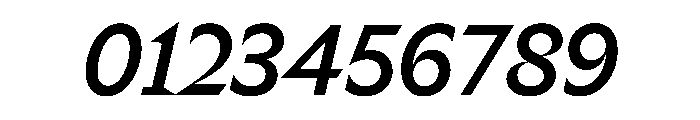 Riegraf MediumItalic Font OTHER CHARS