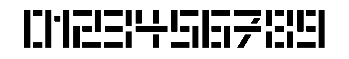 Rietveld Bold Font OTHER CHARS