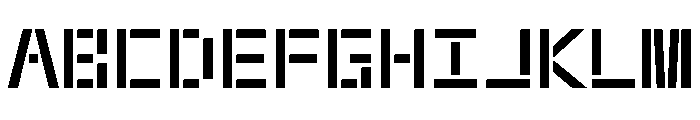 Rietveld MonoBold Font UPPERCASE