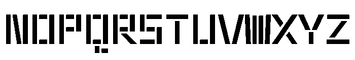 Rietveld MonoBold Font UPPERCASE