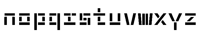 Rietveld MonoBold Font LOWERCASE