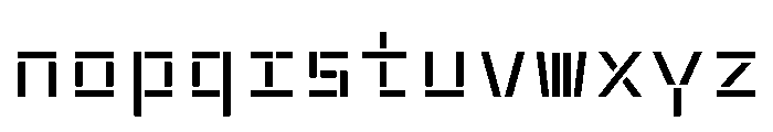 Rietveld MonoRegular Font LOWERCASE