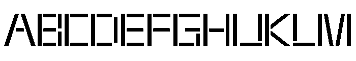 Rietveld Regular Font UPPERCASE