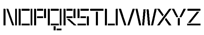 Rietveld Regular Font UPPERCASE