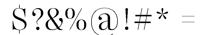Right Didone Casual Variable 2 Font OTHER CHARS