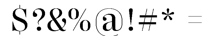 Right Didone Casual Variable 3 Font OTHER CHARS