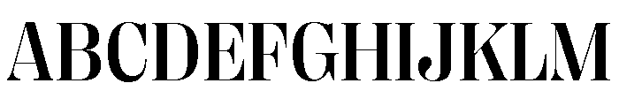Right Didone Casual Variable 4 Font UPPERCASE