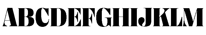 Right Didone Casual Variable 7 Font UPPERCASE