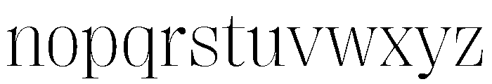 Right Didone Casual Variable Font LOWERCASE