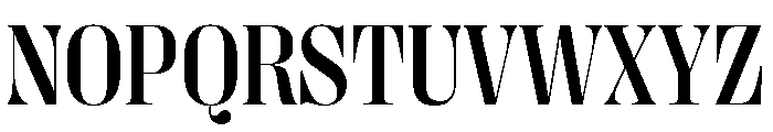Right Didone Compact Medium Font UPPERCASE