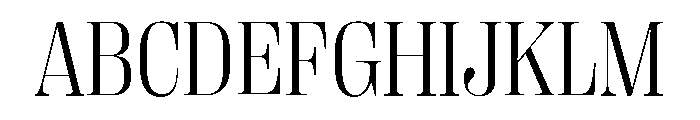 Right Didone Compact Variable 2 Font UPPERCASE