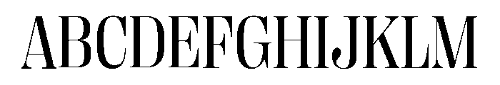 Right Didone Compact Variable 3 Font UPPERCASE