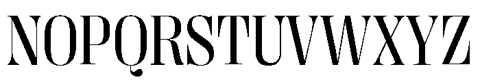 Right Didone Compact Variable 3 Font UPPERCASE