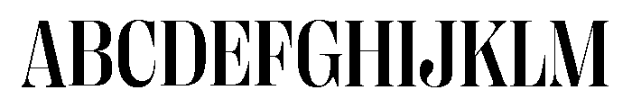 Right Didone Compact Variable 4 Font UPPERCASE