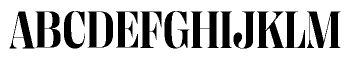 Right Didone Compact Variable 5 Font UPPERCASE