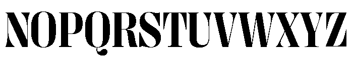 Right Didone Compact Variable 5 Font UPPERCASE