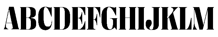 Right Didone Compact Variable 6 Font UPPERCASE