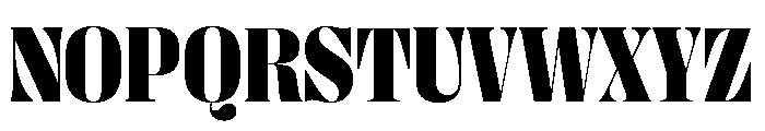 Right Didone Compact Variable 7 Font UPPERCASE