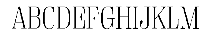 Right Didone Compact Variable Font UPPERCASE