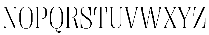 Right Didone Compact Variable Font UPPERCASE