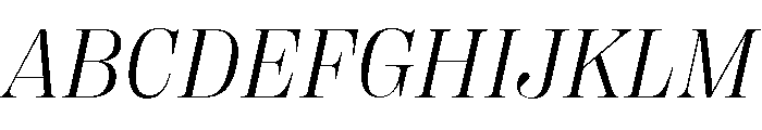 Right Didone Italic Variable 2 Font UPPERCASE