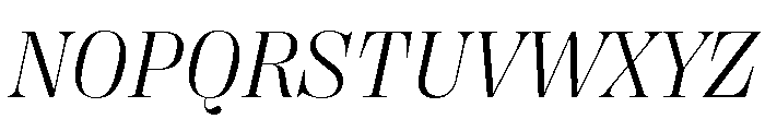 Right Didone Italic Variable 2 Font UPPERCASE