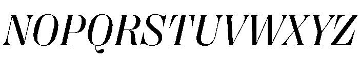 Right Didone Italic Variable 3 Font UPPERCASE