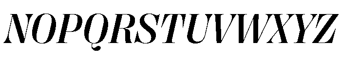Right Didone Italic Variable 4 Font UPPERCASE