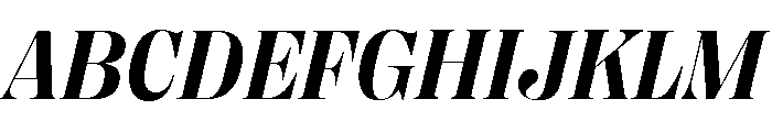 Right Didone Italic Variable 5 Font UPPERCASE