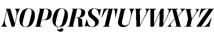 Right Didone Italic Variable 5 Font UPPERCASE