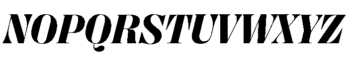 Right Didone Italic Variable 6 Font UPPERCASE