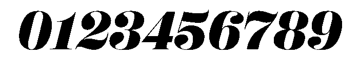Right Didone Italic Variable 7 Font OTHER CHARS