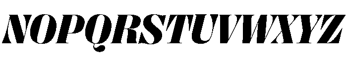 Right Didone Italic Variable 7 Font UPPERCASE