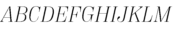 Right Didone Italic Variable Font UPPERCASE