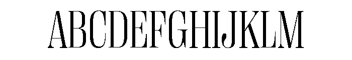 Right Didone Narrow Variable 2 Font UPPERCASE