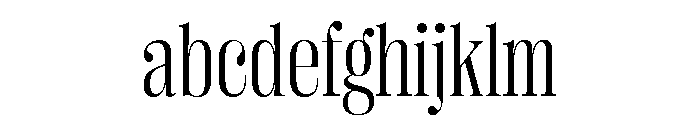 Right Didone Narrow Variable 2 FONT