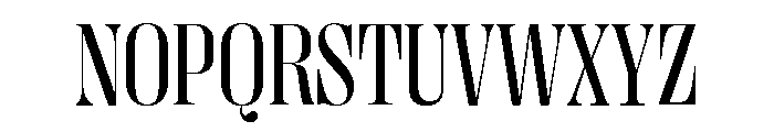 Right Didone Narrow Variable 3 Font UPPERCASE