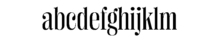 Right Didone Narrow Variable 3 FONT