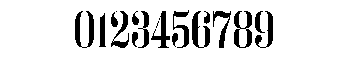 Right Didone Narrow Variable 4 Font OTHER CHARS