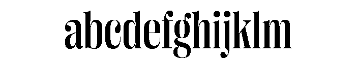 Right Didone Narrow Variable 4 FONT