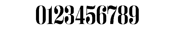 Right Didone Narrow Variable 5 Font OTHER CHARS